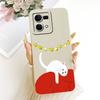 Case For OPPO Reno 7 8 4G Cover CPH2457 CPH2363 Lovely Cartoon Soft Silicone Matte Bumper For OPPO F21 Pro Cases F21s Pro Fundas