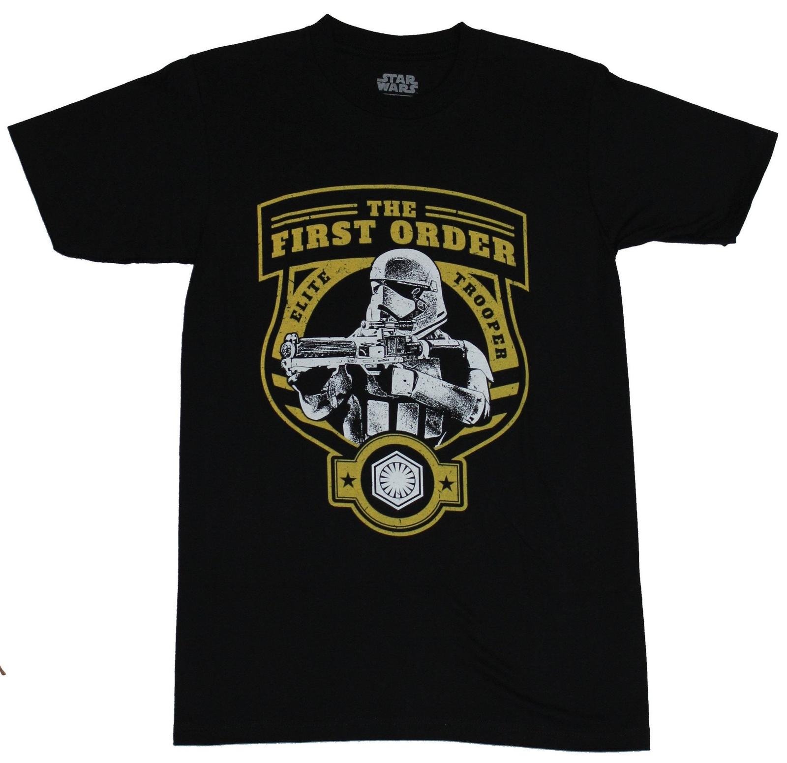 Star Wars Force Awakens Adult New T-Shirt - The First Order Elite Trooper Pic XXXXL