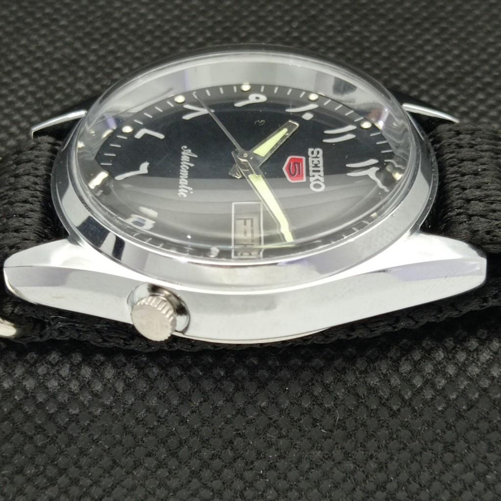 REACONDICIONADO VINTAGE SEIKO 5 AUTO 7009A JAPÓN HOMBRE D/D ÁRABE RELOJ 598-a313141-9