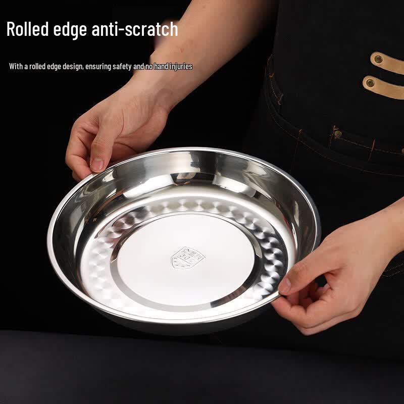 Oeny 304 Stainless Steel Multi-purpose Serving Plates