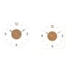 Wall Clock, Unique Artistic Decorative Clock Home Decoration, for Bathroom Living Room Farmhouse