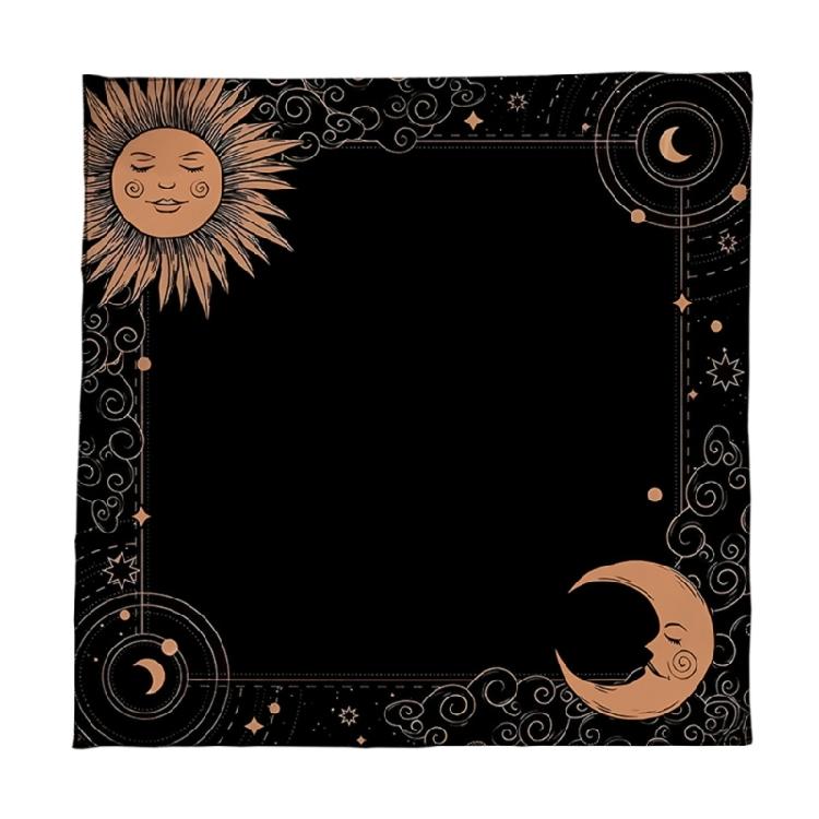 Premiums Velvets Tarots Tablecloth Multiple Size Mystical Fade Resistant Washable Board Game Accessory 50x50cm