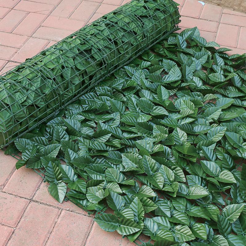Künstliches Blatt Zaunnetz für Balkon Garten Dekoration
