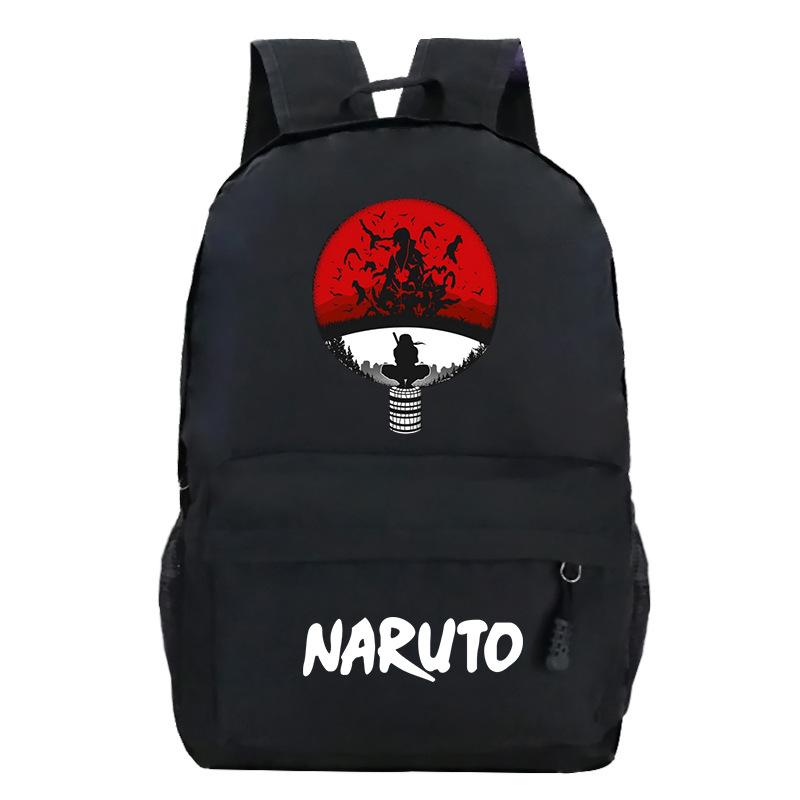

Anime peripheral printing backpack outdoor travel bag student schoolbag pattern black bag Average size