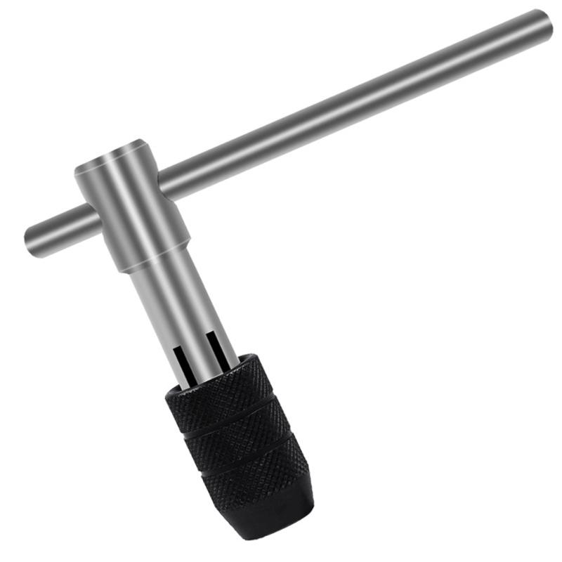 T-Handle Tap Wrench Threading Tool Set With Antislip Grip Suitable For Industrial Repair Home Improvement Projects