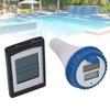 Pool Thermometer IPX8 Waterproof Solar Powered Wireless Floating Pool Water Temperature Gauge for Hot Tub Pond Aquarium