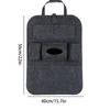 Felt Car Back Seat Organizer with 7 Pockets, Car Back Seat Kick Protector, Multi-Function Car Storage Bag, Home Felt Storage Bag