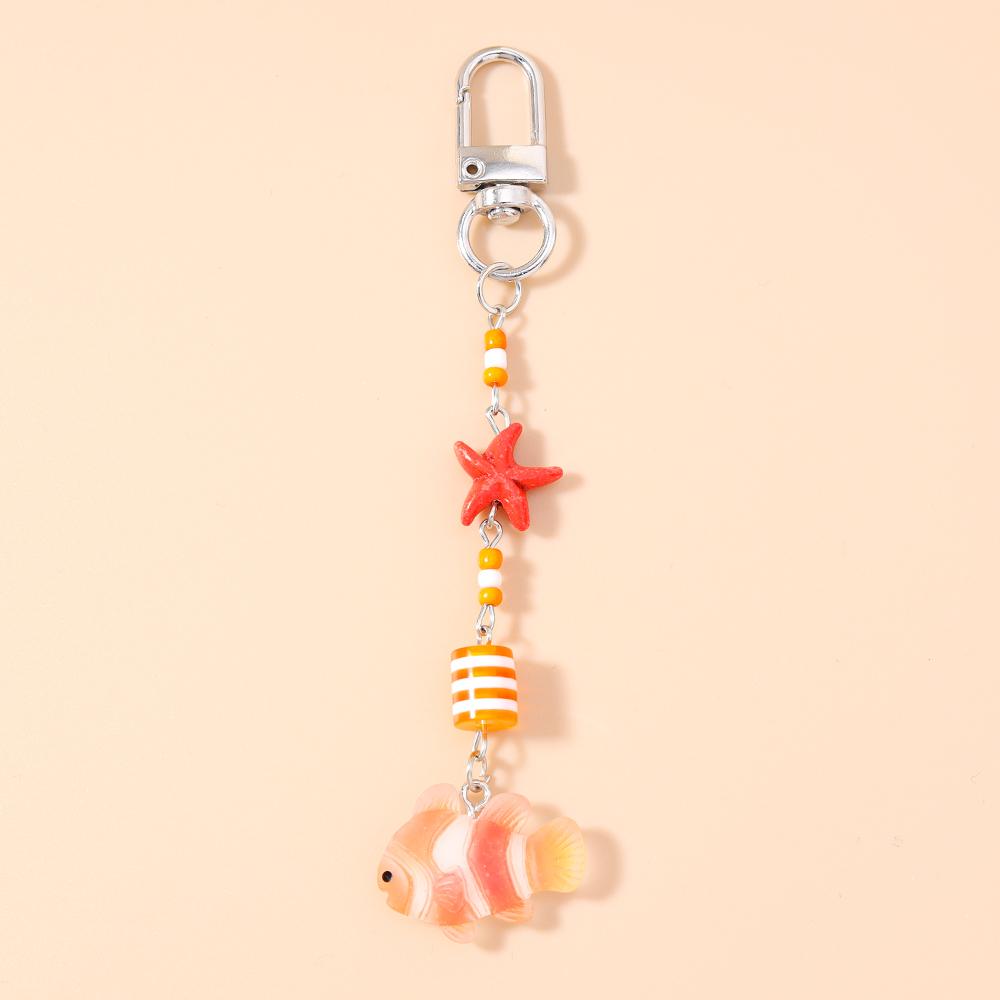 Cute Simulation Water Bag of Goldfish Keychain Women Girls Key Ring Pendants for Handbag Decor DIY Kid's Jewelry Gifts