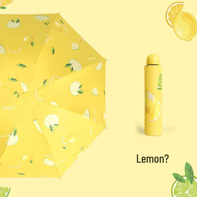 Fruit Theme Automatic Umbrella: Creative Sun & Rain Protection, Custom Logo Printing