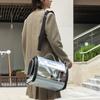 Transparent Bird Carrier Bag for Sun Conure Cockatiel Parakeet Portable Crossbody Shoulder Handbag for Small Pets