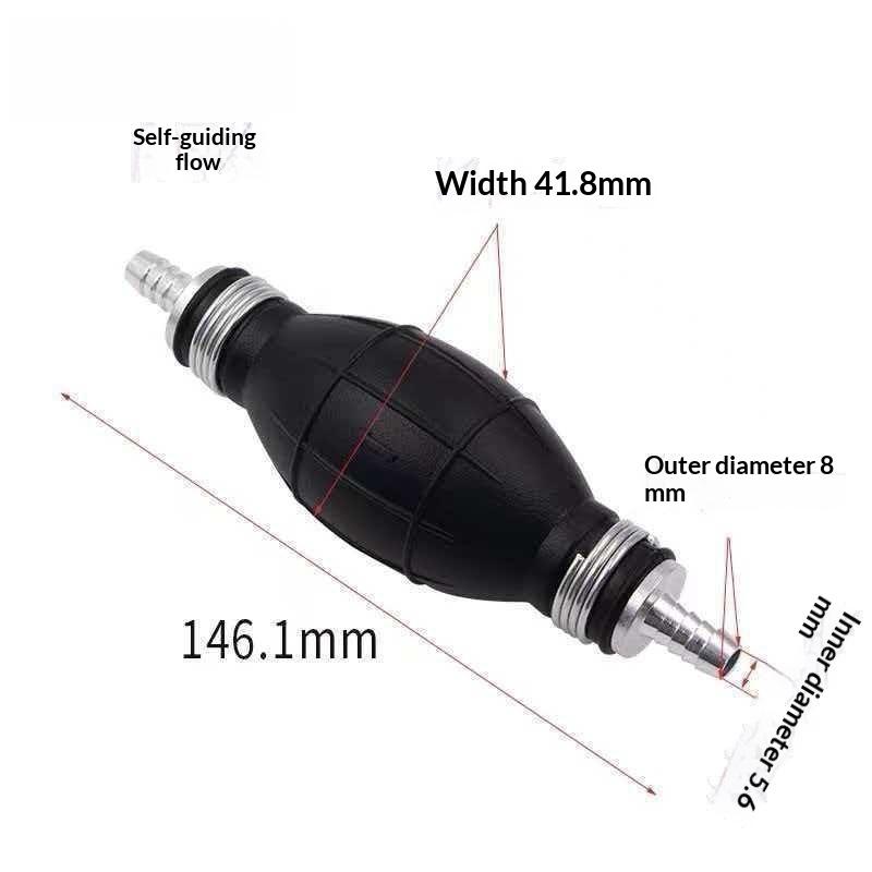 Fuel Pump Rubber Primer Bulb 6/8/10/12mm Flexible Durable for Diesel Petrol Transfer Jet Ski Small Watercraft Refueling