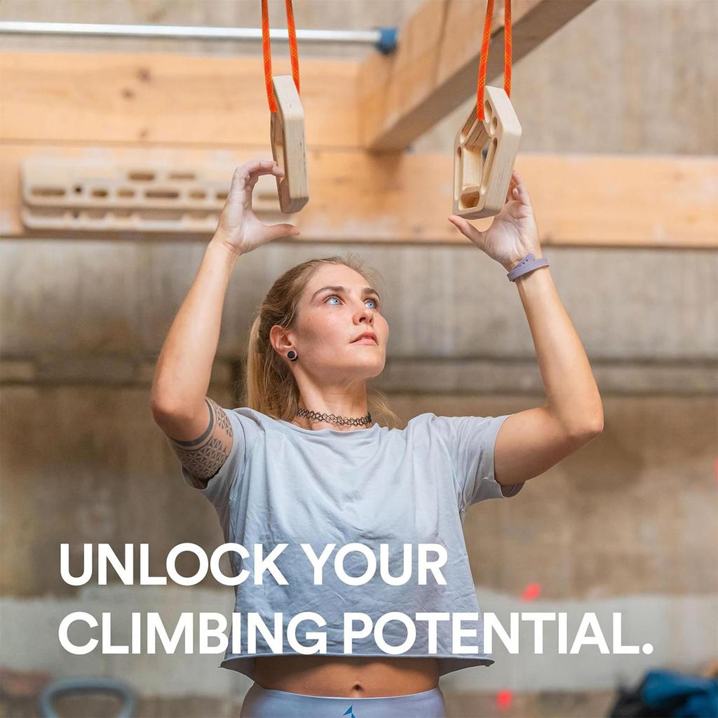 1pc Rock Climbing Finger Strengthener Board Pull-Up Board Hangboard Trainer Portable Grip Forearm Strengthener Practice Tool