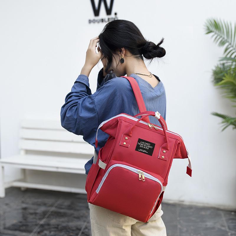 2025 Stylish Mommy Backpack: Large Capacity Travel Bag for Young Moms