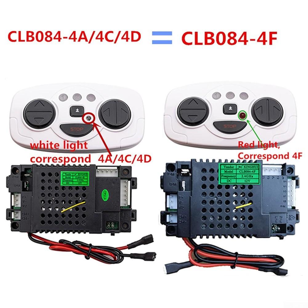 2 4G Remote Control and Receiver for CLB084 4D 12V Children's Electric Ride Car
