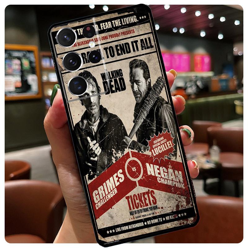 Walking Dead TWD Phone Case For Samsung Galaxy S25 Ultra S21 S22 S23 S24 Ultra S9 S10 Plus S24 S25 FE Cover