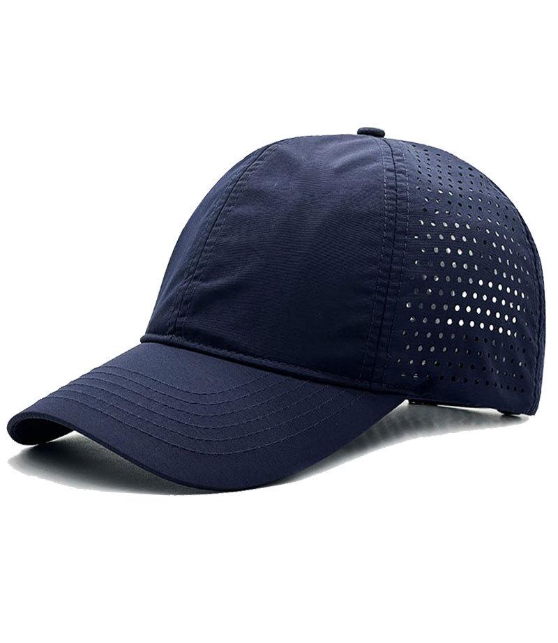 Large Men's Sun Protection Duckbill Cap: Soft, Quick-Drying, Breathable, Thin Brim Baseball Hat for Summer.