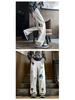 2023 American High-Street Unisex Casual Straight-Leg White Jeans