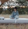Mountain Guest Inflatable Mattress: Outdoor Tent Cloud Bed, Brushed Finish, Thickened Auto Airbed for Camping & Home Use.