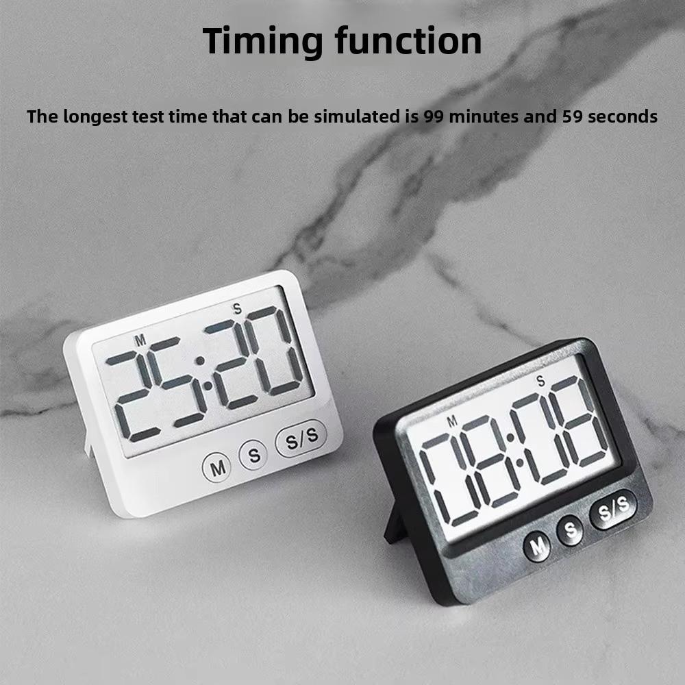 Magnetische Saugkraft Magnetischer Timer Großer Bildschirm LCD-Anzeige Timer Countdown-Timer Küchenhelfer