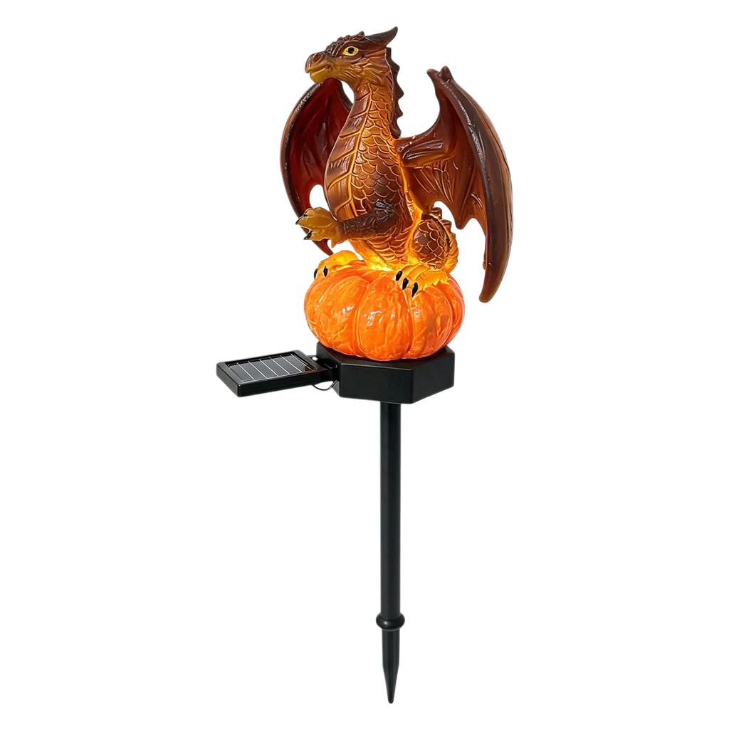 Solar Garden Statue Light Guardian Resin Figurine Waterproof Auto On Off Outdoor Pathway Landscape Yard