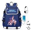 School Bag College Wind Large Capacity Middle School High School Student Cartoon Backpack