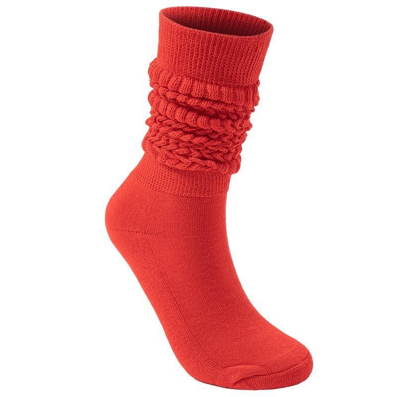European & American Terry Towel Sports Socks - Slouch Style Bubble Running Pile Socks