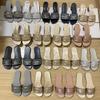 Spring Rhinestone Embroidery with Slippers Women Wear Beach Shoes Sheepskin Flat Sandals