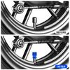 High-quality motorcycle Keychain&Wheel Tire Valve Caps For Honda CRF CB CR XR CRM CBR 125 250 300 350 400 500 600 akq256