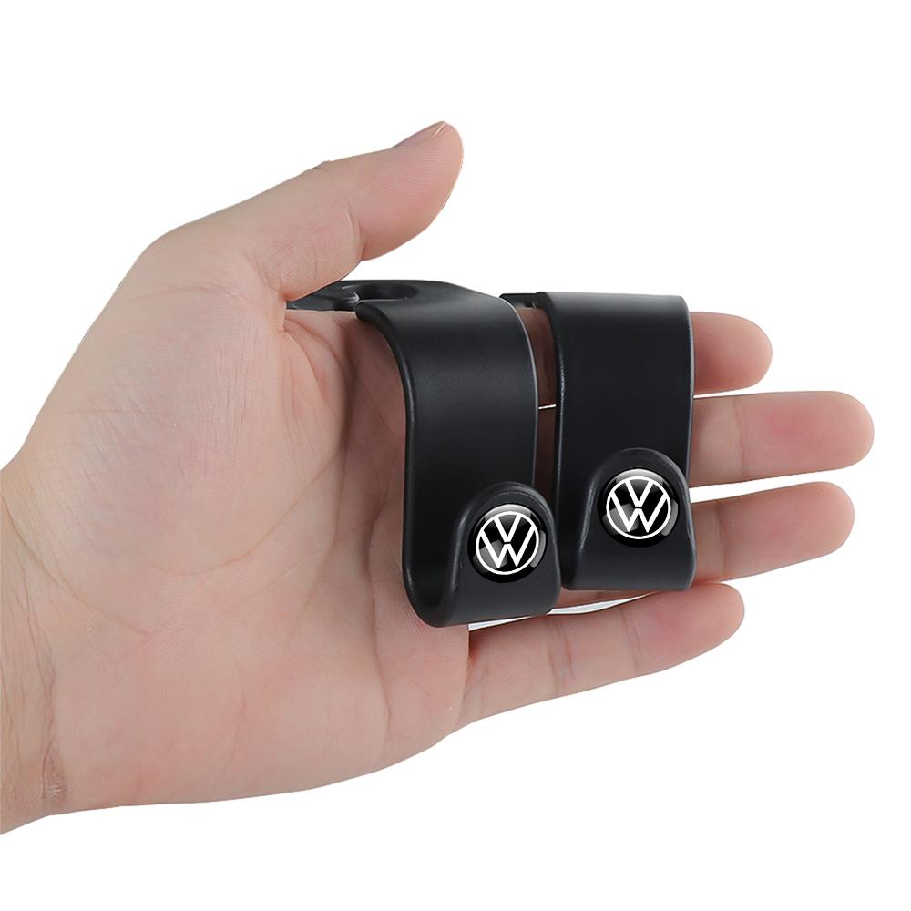 2/4Pcs Car Seat Back Hook Organizer Holder For Volkswagen VW Golf Passat Polo R-line GTI R Magotan Tiguan Storage Hanging Clips zr4