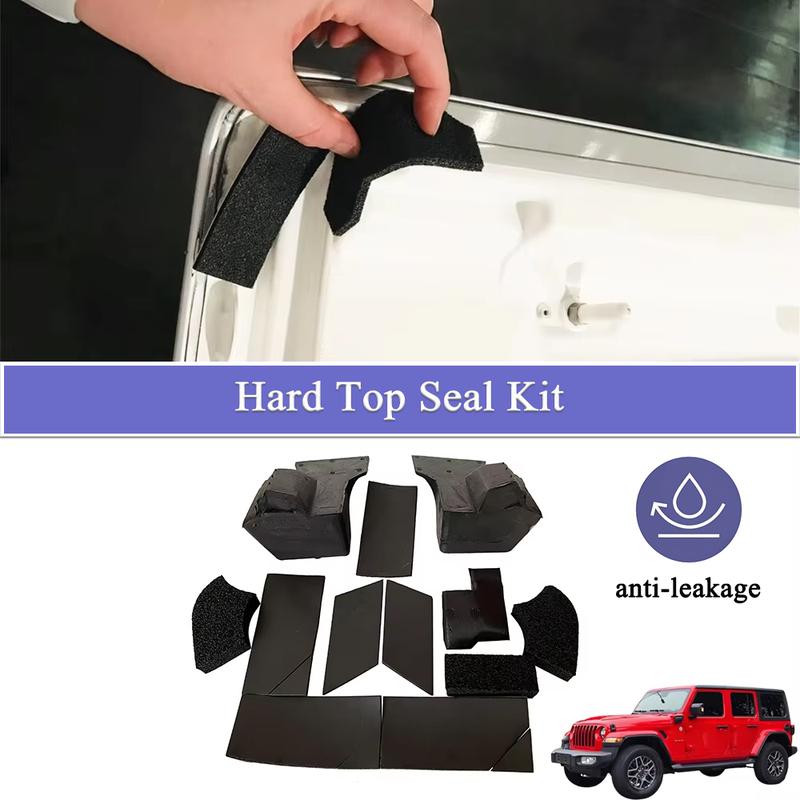 Hard Top Rain Water Leak Seal Kit for Jeep Wrangler JL JLU Gladiator JT 2018-2025 Roof Sealing Car Parts Replacement Accessories