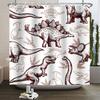 Funny Dinosaur Shower Curtain for Bathroom Cute Animal Cool Dinosaur Children Bathroom Curtain Waterproof Bath Curtain Decor