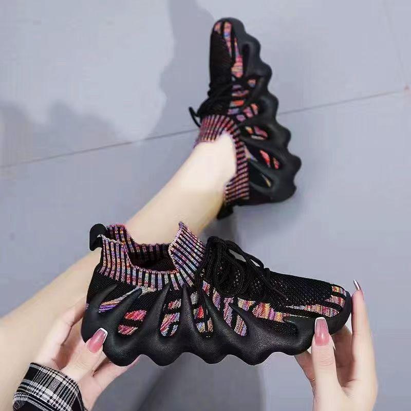 Damen Flyknit Kokosnuss Oktopus Weiche Sohle Socken-Sneaker - Sommerkollektion 2026
