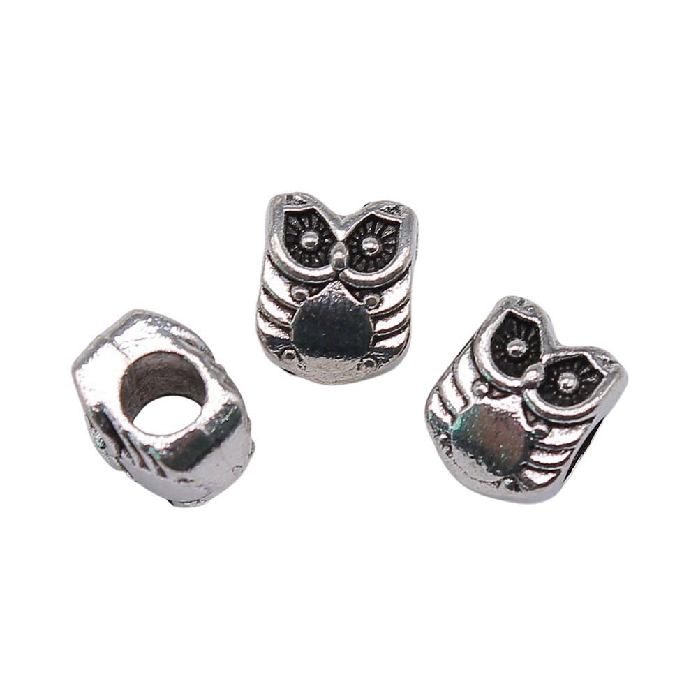 Animal Spacer Beads Large Hole Charms For Necklace Jewelry Making Starter Kit