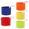 5Pcs Soccer Captain Armbands with Fastener Tape Super Soft High Elastic Vibrant Color