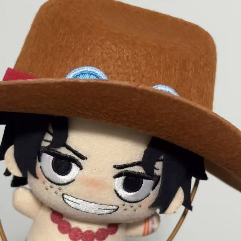 Luffy Und Ace 10cm Plüschfigur Mit Niedlichem Hängeanhänger Für Kinder