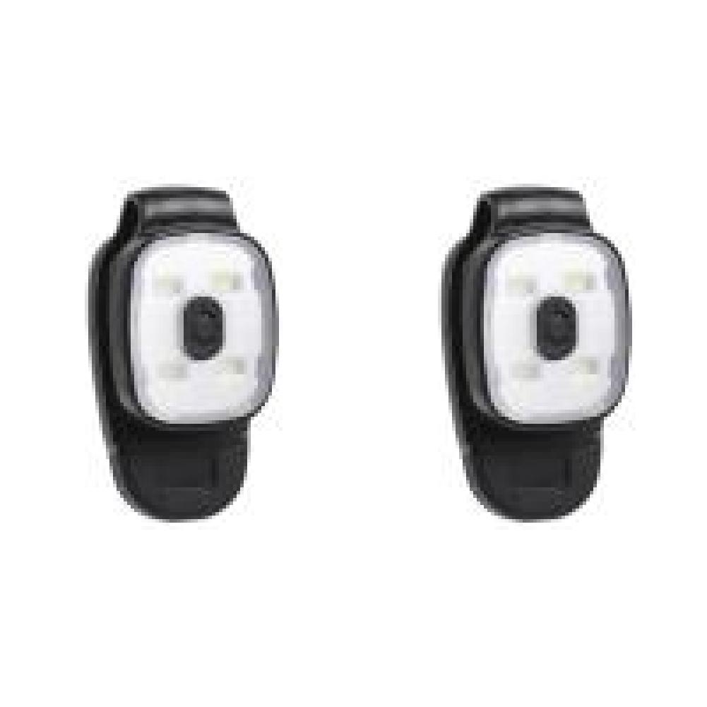 1/2 szt. Latarka LED z klipsem 3 tryby świecenia USB do ładowania Lampa LED z klipsem Ostrzeżenie bezpieczeństwa Światło do biegania na nocne spacery, wędkowanie