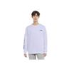 Li Ning Logo Letter Print Sports Crewneck Sweatshirt Unisex Sweatshirt White AWDS415-2
