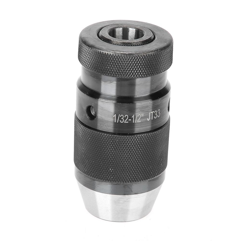 

Carbon Steel 1 32 1 2 CNC Lathe Self tightening Drill Chuck Bit Drill Adapter JT33 Mount