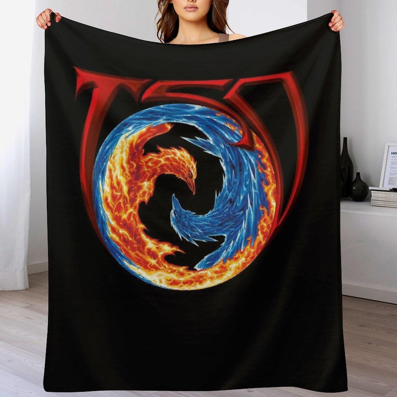 

Trans Siberian Orchestra Logo Classic Throw Blanket Multi Purpose Soft Warm Blanket for Home Travel 102x76cm(40x30in)