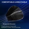 Motocycle Seat Cushion Gel Seat For Bike,Detachable Cycle Seat Cover Gel Pad,High Density Gel 3D Honeycomb Structure Shock Absorption&Breathable