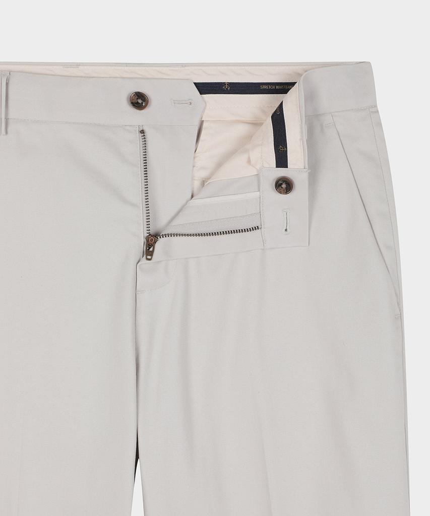 BROOKS BROTHERS Regular Fit Cotton Stretch Advantage Chino (Stone) (Bbpcmfz502)