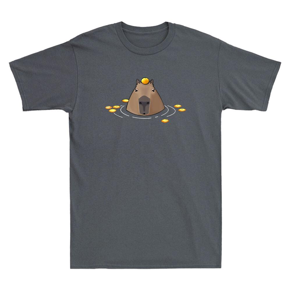 Capybara Funny Capybara Animal Dank Meme Gift Novelty Men s Short Sleeve T-Shirt XXL