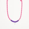 Personalized Valentine'S Day Hamburger Fries Pendant Color Rope Knitted Rope Necklace Electroplating Gold Color Preservation Batch