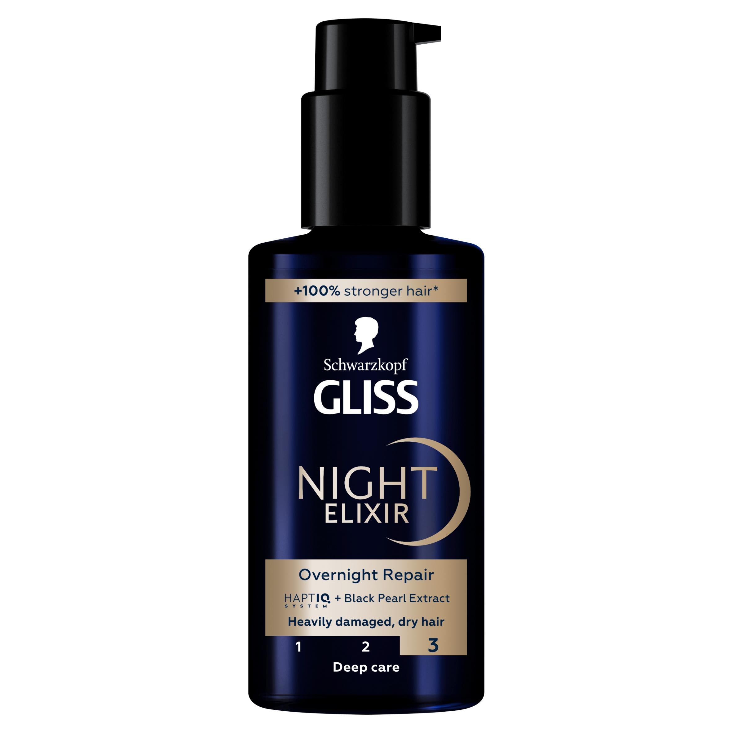Schwarzkopf Negra Gliss Night Elixir Sérum Cabello Dañado 100 Ml - Imagen 2