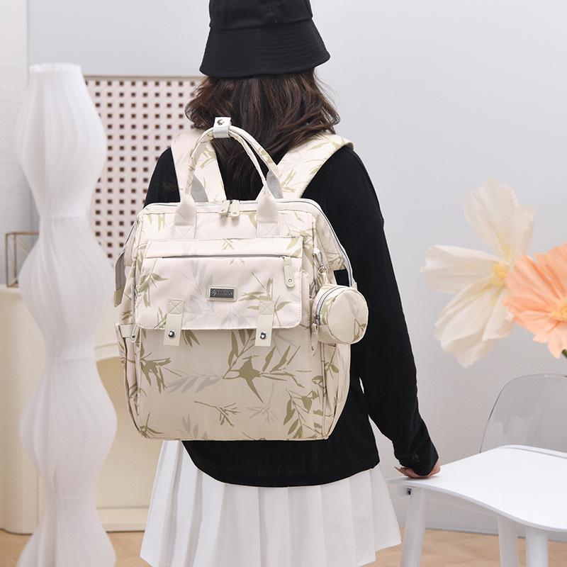 New Large Capacity Mother & Baby Casual Backpack - Fashionable & Portable Double Shoulder Mummy Bag