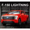 1/36 Ford Raptor F150 Lightning Alloy Die Cast Toy Car Model Sound and Light Pull Back Children's Toy Collectibles Birthday Gift