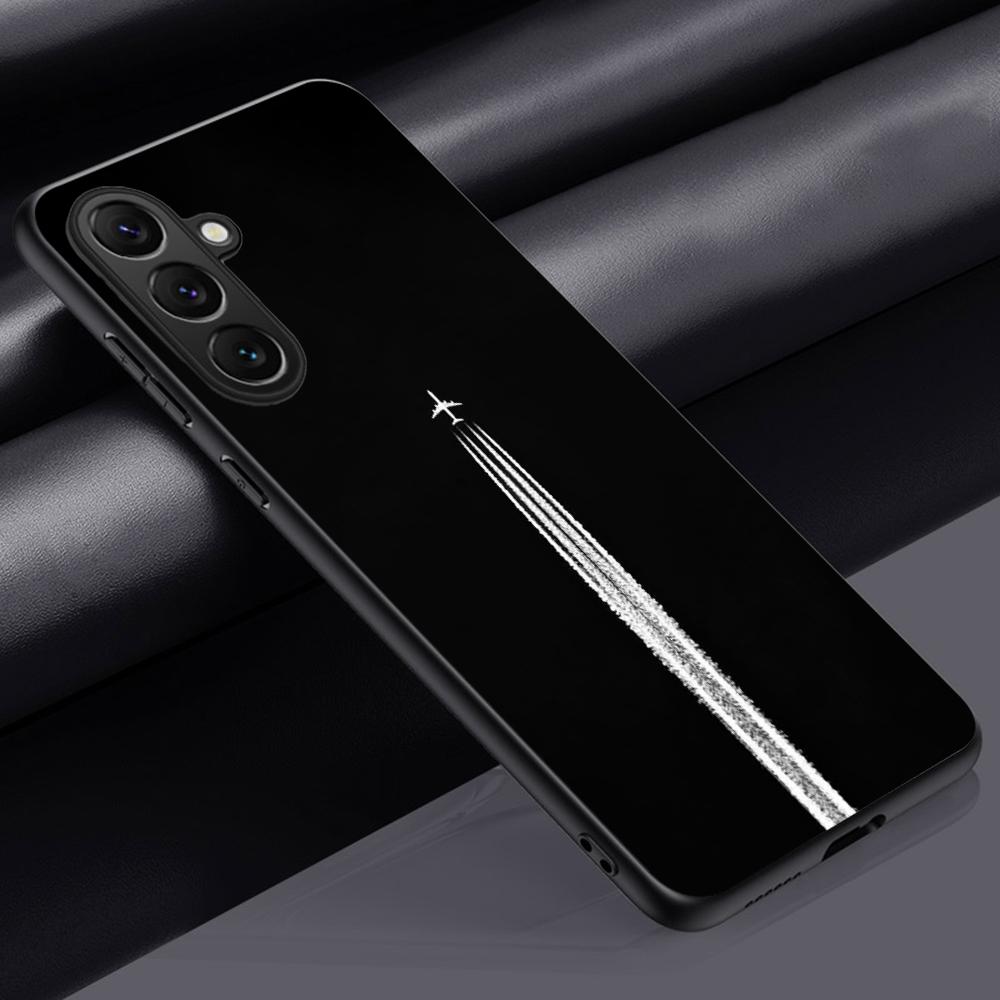 

Travel inspired plane patten design Phone Case For Samsung Galaxy S26 S25 S24 S23 S22 S21 Plus Ultra Note20 Soft Black Galaxy S20