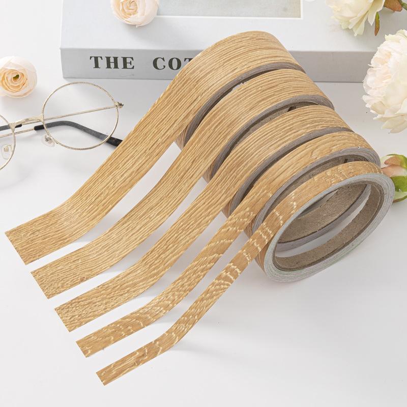 

1pc10mx2cm Furniture Self-adhesive Edge Banding Tape Wood Grain for Refurbishment Cabinets Seams Repair Door Frames Wall Decor 10mx2cm