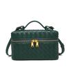Box Cosmetic Bag Lunch Box Bag Shoulder Crossbody 23cm Hand-woven Portable Small Square Bag Factory Wholesale