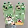 Applicable To Apple 11promax Mobile Phone Case Phone11 Three-dimensional Cute Frog Doll Anti-drop 11/11 Couple 11